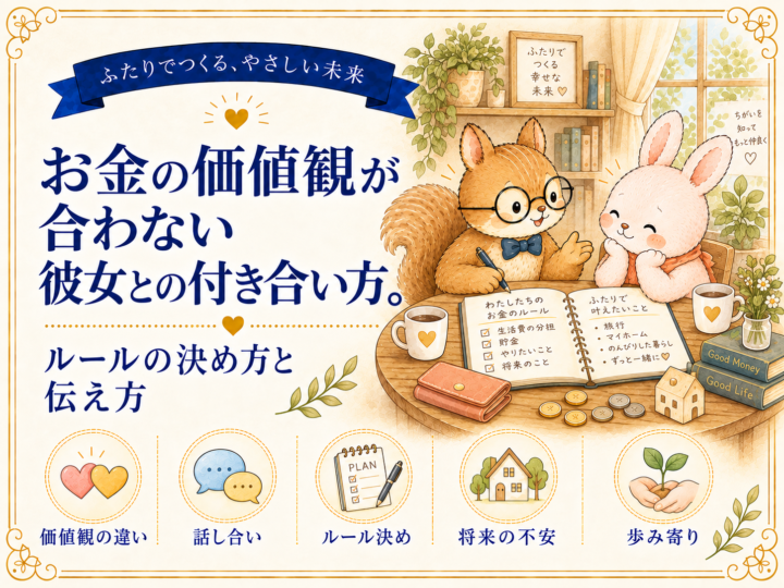 お金の価値観が合わない彼女と上手に付き合う方法。ルールの決め方と伝え方