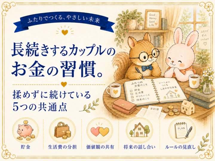 長続きするカップルのお金の習慣。揉めずに続けている5つの共通点