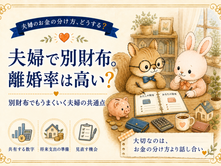 夫婦で別財布。離婚率は高い？ 別財布でもうまくいく夫婦の共通点