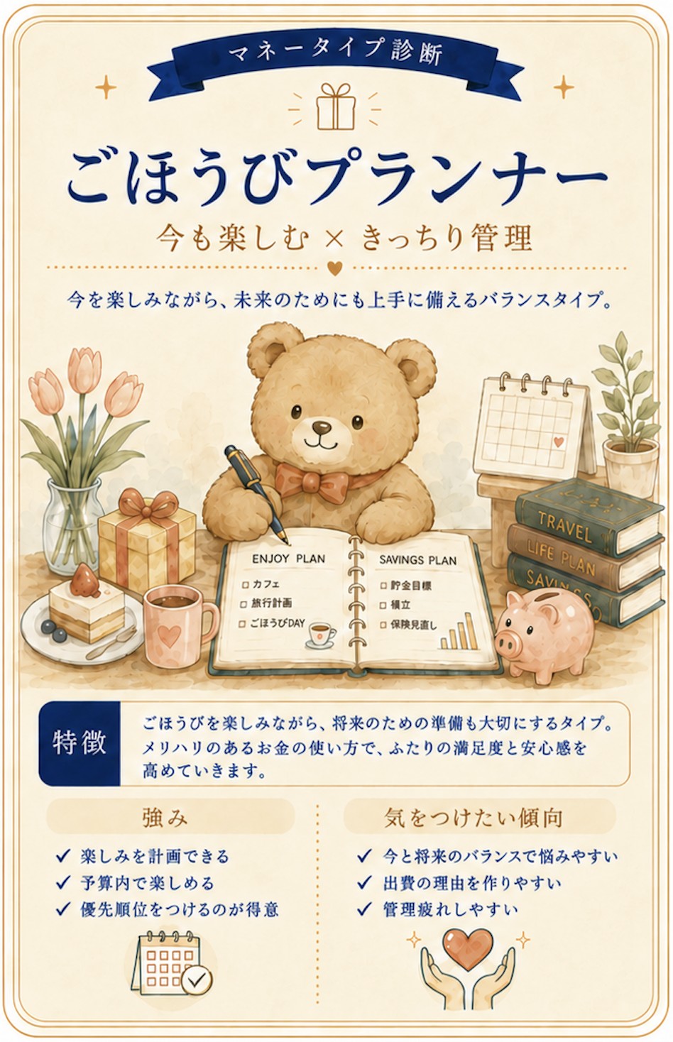 ごほうびプランナータイプの紹介カード